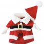 Santa Claus Hat Arms Pet XS-XL Outfit Costume Puppy Dog Christmas Holiday Xmas Clothes Coat Apparel