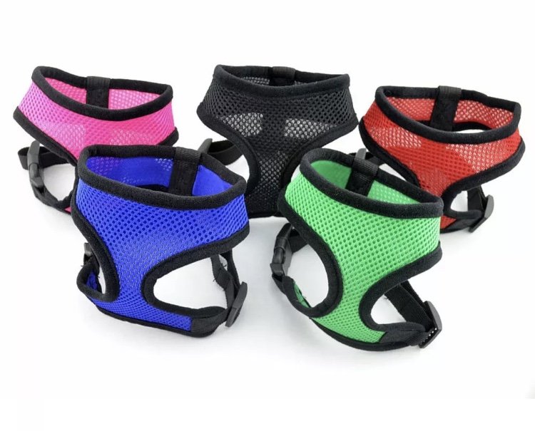 Soft Mesh Control Pet Harness XS-3XL Puppy Dog Cat Walk Collar Safety Strap Vest