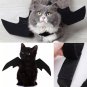Bat Wings Vampire Black Dress Up Cute Halloween Animal Pet Puppy Dog Kitten Cat Costume Accessory