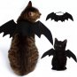 Bat Wings Vampire Black Dress Up Cute Halloween Animal Pet Puppy Dog Kitten Cat Costume Accessory