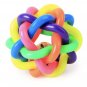 Colorful Rubber Bell Ball Pet Chew Toy Durable Play Fetch Puppy Dog Kitten Cat Supplies Toys