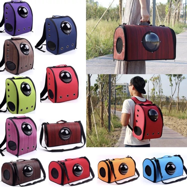 Backpack shoulder bag pet travel comfort carrier puppy dog kitten cat space style outdoors supplies