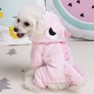 Dinosaur Hooded Jumpsuit XS-2XL Pet Hoodie Costume Puppy Dog Cat Dragon Outfit Halloween Apparel