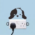 Puppy dog wall decal Vinyl sticker pet switch art home decoration funny cute kid house outlet