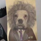 Dog Albert Einstein Poster Funny Pet Animal Scientist Wall Decor Art Picture Decoration