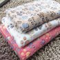Soft Warm Pet Paw Print Blanket S-L Puppy Dog Kitten Cat Bed Cushion Coral Cashmere Pawprint Mat