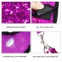 Bling Sequins Pet Harness Leash S-L Set Puppy Dog Walking Kitten Cat Sequence Glitter Sparkly Leads