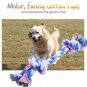 Braided Knot Rope Chew Toy Durable Strong Pet Puppy Dog Supplies Tug War Play Toys