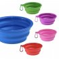 Portable Outdoor Pet Bowls Collapsible Non-toxic Durable Silicone Bowl for Puppy Dogs Travel