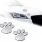 3D Dog Paws Car Stickers Pair Pawprint Waterproof Sunproof Body Individuation Pet Puppy Footprint
