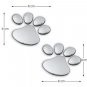 3D Dog Paws Car Stickers Pair Pawprint Waterproof Sunproof Body Individuation Pet Puppy Footprint