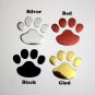 3D Dog Paws Car Stickers Pair Pawprint Waterproof Sunproof Body Individuation Pet Puppy Footprint