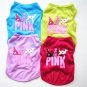 Victoriaâs Secret Pink Dog Pet XS-L Clothes Costume Cute Puppy Cat T-Shirt Summer Apparel