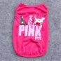 Victoriaâs Secret Pink Dog Pet XS-L Clothes Costume Cute Puppy Cat T-Shirt Summer Apparel