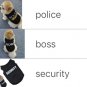 Police K-9 Unit Security Boss XS-L Pet Clothes Summer Apparel Costumes Puppy Dog Cat Vest Clothes