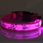 Disney Pluto Nylon LED Pet Collar S-L Puppy Dog Cat Night Safety Light-up Flashing Glow in the Dark