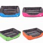 Paw Print Pet Cushion Bed XL-3XL Dog Cat Warm Soft Puppy Kitten Sleep House Sofa Mat Pad Kennel