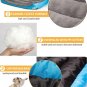 Paw Print Pet Cushion Bed XL-3XL Dog Cat Warm Soft Puppy Kitten Sleep House Sofa Mat Pad Kennel
