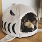 Shark Mouth Pet Bed Nest House S-L Puppy Dog Kitten Cat Comfy House Kennel Sleep Nap Warm Bed