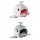 Whale Mouth Pet Bed House S-L Puppy Dog Kitten Cat Sleep Kennel Cushion Warm Soft Cute Pad Supplies
