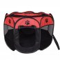 Pet Playpen Tent Portable Outdoor Exercise Puppy Dog Kitten Cat Fence Outdoor Kennel Cage Crate Bag