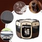 Pet Playpen Tent Portable Outdoor Exercise Puppy Dog Kitten Cat Fence Outdoor Kennel Cage Crate Bag