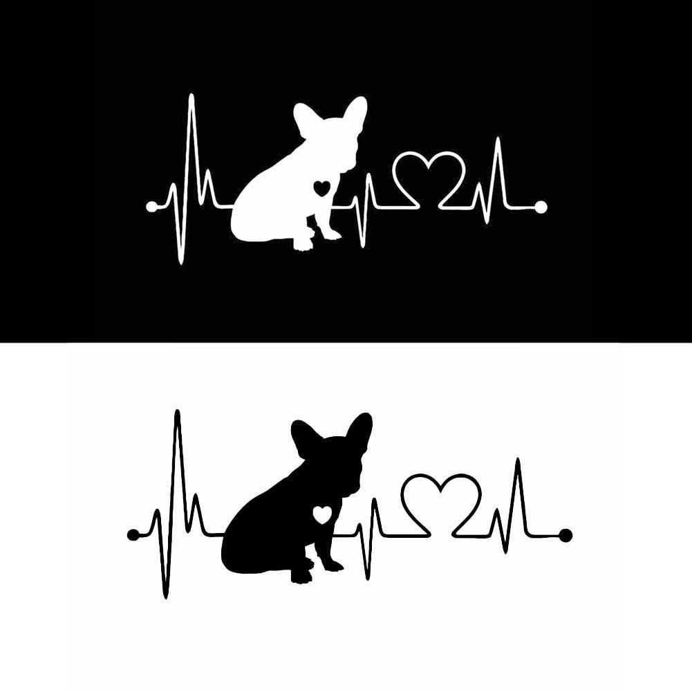 Pet Puppy Dog Decal Car Window Outdoor French Bulldog Boston Terrier Auto Home Decor Sticker Decals