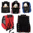 Pet Carrier Dog Cat Rolling Back Wheel Luggage Bag Pouch Backpack Travel Supplies