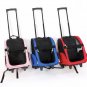 Pet Carrier Dog Cat Rolling Back Wheel Luggage Bag Pouch Backpack Travel Supplies