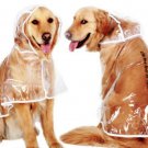 Transparent Pet Rain Coat 3XL-6XL Large Dog Waterproof Outdoor Protection Clothes Rain Jacket