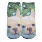 French Bulldog 3D Printed Graphic Ankle Socks Pet Puppy Dog Owners Pawrents Harajuku Funny Cozy Feet