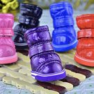 Pet Winter Warm Shoes Puppy Dog Snow Boot Anti-slip Booties Protective Paws Leather Cashmere Boots