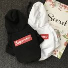 Supreme Pet Hoodie XS-2XL Sweatshirt Designer Puppy Dog Apparel Sweater Coat Jacket Pets Clothes