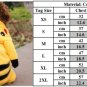 Pikachu Hooded Pet Jumpsuit XS-XL Hoodie Costume Onesie Halloween Holiday Dog Cat Pets Clothes