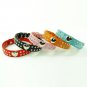 2 Rows Diamante Rhinestones XXS-M Dog Collars PU Leather With Heart Charm Puppy Dog Cat Pets Collar