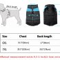 Waterproof Padded Pet Vest 3XL-7XL Zip Up Winter Warm Coat Jacket Outdoor Puppy Dog Apparel