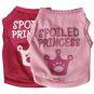 Spoiled Princess Tiara Tank Top XS-L Pet Puppy Dog Summer Apparel Pets Clothes