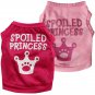 Spoiled Princess Tiara Tank Top XS-L Pet Puppy Dog Summer Apparel Pets Clothes