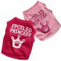 Spoiled Princess Tiara Tank Top XS-L Pet Puppy Dog Summer Apparel Pets Clothes