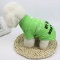 Graphic Letter Print Pet T-Shirt S-L Funny Print Puppy Dog Shirt Top Pets Clothes