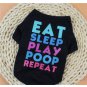 Funny Letter Print Pet T-Shirt S-XL Puppy Dog Shirt Top Pets Clothes Doggie Apparel