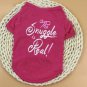 Funny Letter Print Pet T-Shirt S-XL Puppy Dog Shirt Top Pets Clothes Doggie Apparel