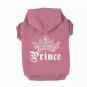 Prince Crown Pet Hoodie XS-3XL Puppy Dog Cat Warm Pullover Hooded Sweater Jacket Coat Pets Clothes