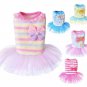 Tutu Bow Skirt Dress Pet XS-XL Puppy Dog Kitten Cat Wedding Costume Apparel Pets Clothes