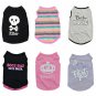 Graphic Letter Print Pet Tank Tops XS-L Puppy Dog Cat Shirt Funny Graphic Printed Summer Clothes