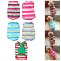 Colorful Stripped Pet Tank Top XS-XL Puppy Dog Cat T-Shirt Top Pets Spring Summer Clothes