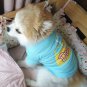 When&acirc;��s Dinner? Pet Printed T-Shirt XS-L Puppy Dog Cotton Shirt Funny Vest Top Pets Summer Clothes