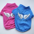 The Angel Wings Pet T-Shirt XS-XXL Puppy Dog Shirt Funny Graphic Apparel Pets Clothes