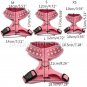 Polka Dot Pattern Pet Harness XS-XL Soft Mesh Vest Adjustable Chest Strap Collar Puppy Dog Walk