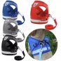 Reflective Paw Print Harness Leash XS-XL Set Puppy Dog Soft Mesh Vest Lead Outdoors Pet Walk